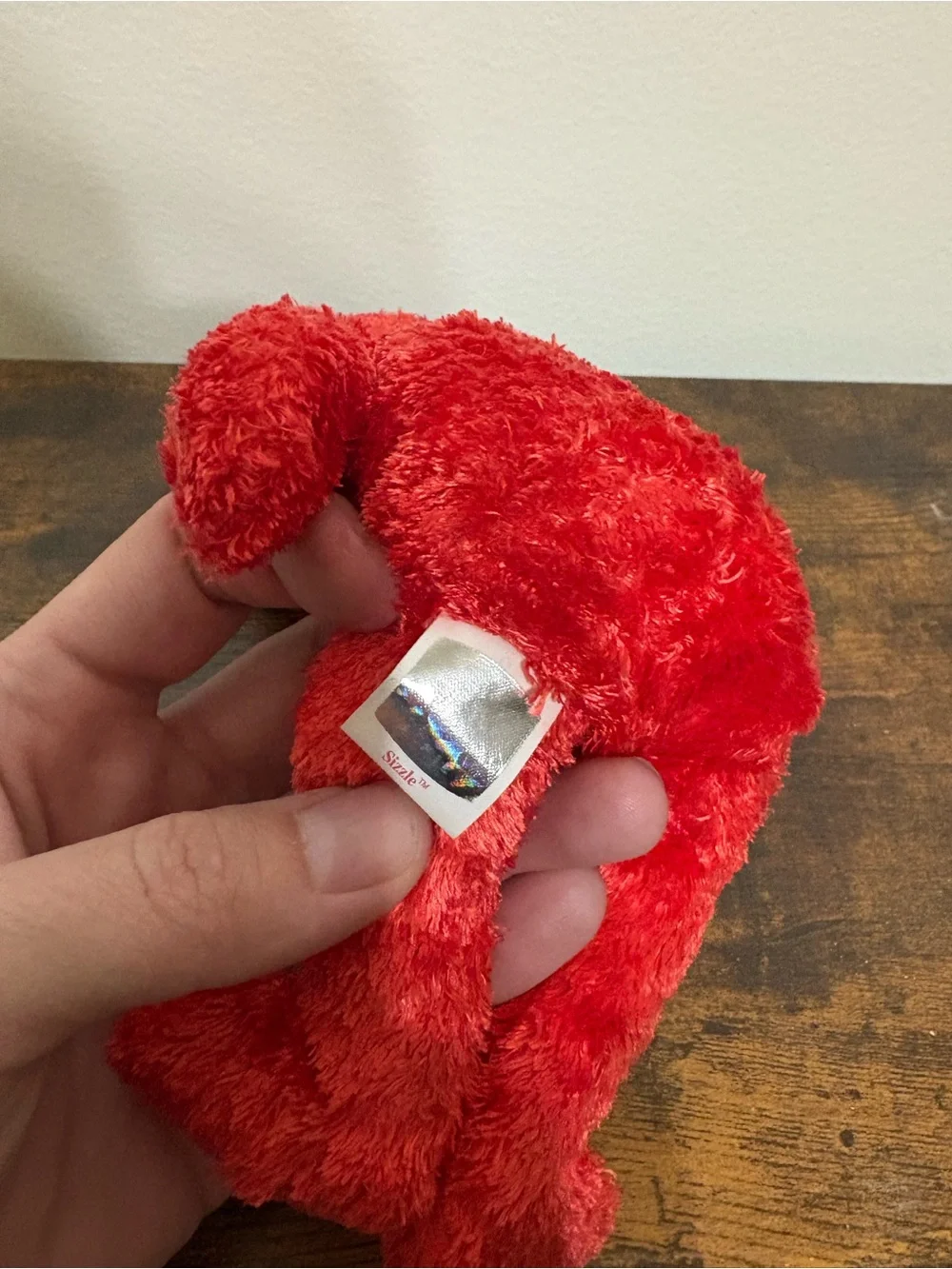 2001 Ty Beanie Baby Sizzle The Red Bear 8in stuffed animal